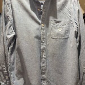 Chaps Light Blue Button-Down Shirt